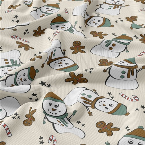 Christmas Rib Knit Fabric by Yard, RBK2066 & Get a Free $89.99 Embroidery Bundle