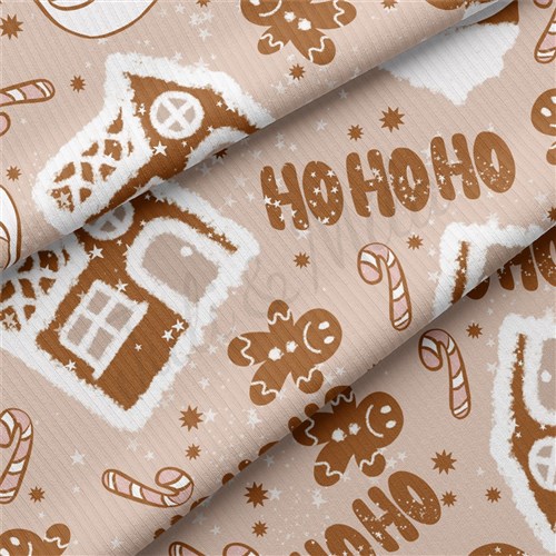 Christmas Rib Knit Fabric by Yard, RBK2047 & Get a Free $89.99 Embroidery Bundle