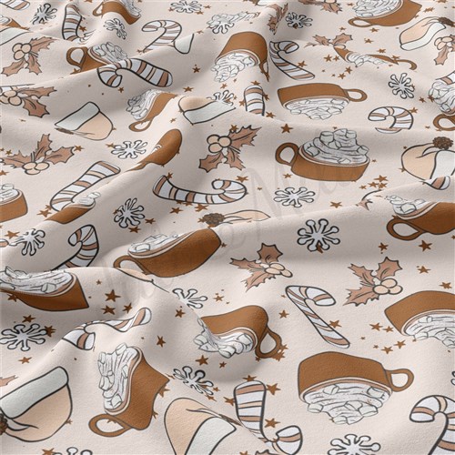 Christmas Double Brushed Polyester Fabric Jersey Stretchy Soft Polyester Stretch Fabric