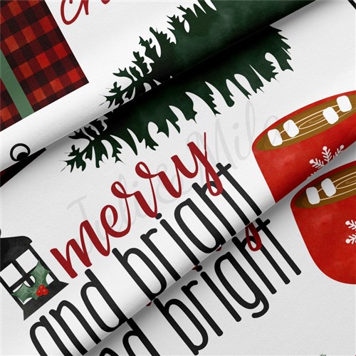 Christmas Double Brushed Polyester Fabric Jersey Stretchy Soft Polyester Stretch Fabric