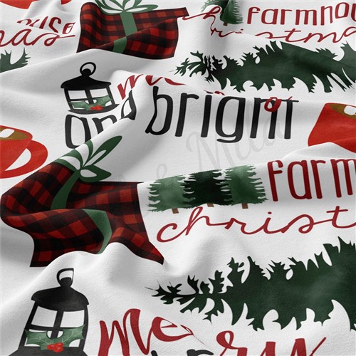 Christmas Double Brushed Polyester Fabric Jersey Stretchy Soft Polyester Stretch Fabric
