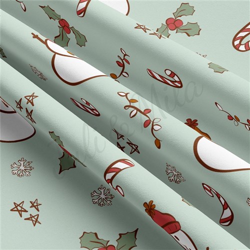 Christmas Double Brushed Polyester Fabric Jersey Stretchy Soft Polyester Stretch Fabric