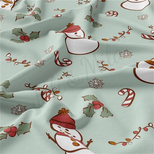 Christmas Double Brushed Polyester Fabric Jersey Stretchy Soft Polyester Stretch Fabric