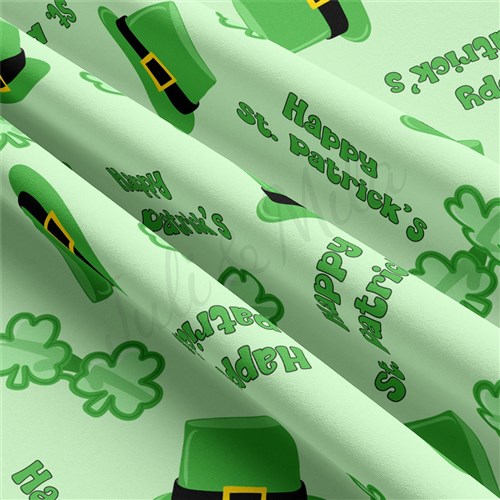 St. Patrick's Day Double Brushed Polyester Fabric Jersey Stretchy Soft Polyester Stretch Fabric