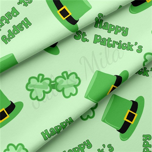 St. Patrick's Day Double Brushed Polyester Fabric Jersey Stretchy Soft Polyester Stretch Fabric