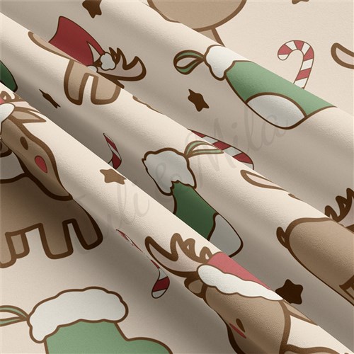 Christmas Double Brushed Polyester Fabric Jersey Stretchy Soft Polyester Stretch Fabric