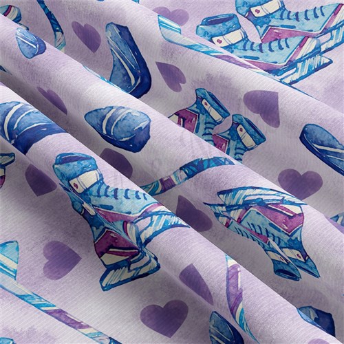 Hockey Rib Knit Fabric by Yard, RBK1983 & Get a Free $89.99 Embroidery Bundle