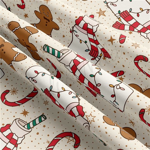 christmas Christmas Double Brushed Polyester Fabric Jersey Stretchy Soft Polyester Stretch Fabric