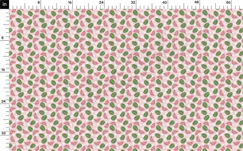 Watermelon Rib Knit Fabric by Yard, rbk1851 & Get a Free $89.99 Embroidery Bundle