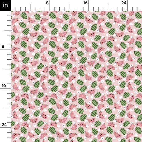 Watermelon Rib Knit Fabric by Yard, rbk1851 & Get a Free $89.99 Embroidery Bundle