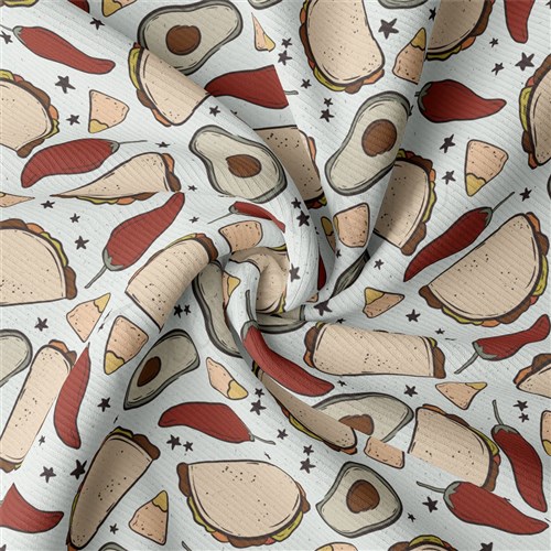 Rib Knit Fabric by Yard, AA1846 & Get a Free $89.99 Embroidery Bundle