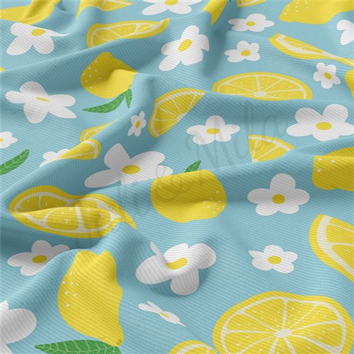 Lemon Rib Knit Fabric by Yard, AA1832 & Get a Free $89.99 Embroidery Bundle