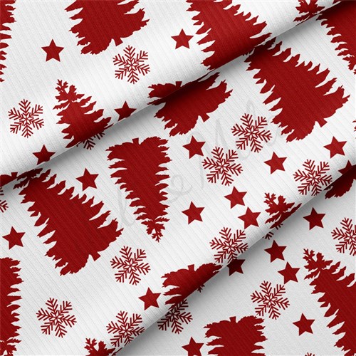 Christmas Rib Knit Fabric by Yard, AA1841 & Get a Free $89.99 Embroidery Bundle