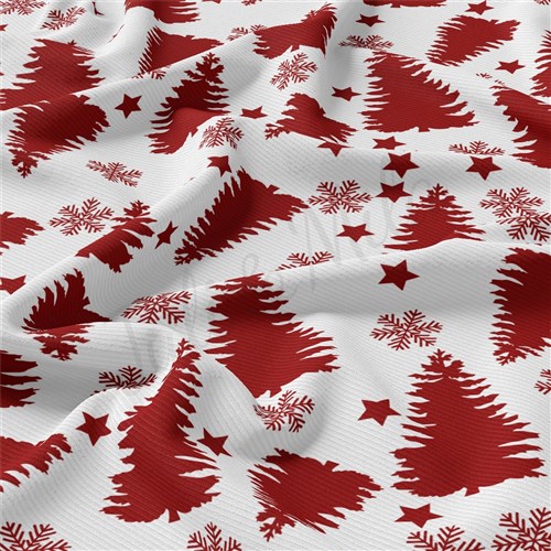 Christmas Rib Knit Fabric by Yard, AA1841 & Get a Free $89.99 Embroidery Bundle