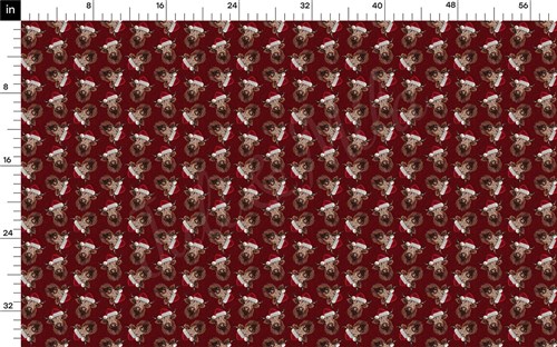 Christmas Rib Knit Fabric by Yard, AA1819 & Get a Free $89.99 Embroidery Bundle