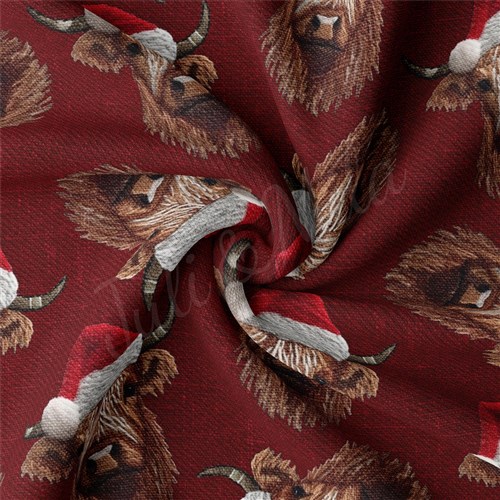 Christmas Rib Knit Fabric by Yard, AA1819 & Get a Free $89.99 Embroidery Bundle