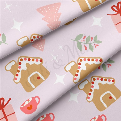 Christmas Double Brushed Polyester Fabric Jersey Stretchy Soft Polyester Stretch Fabric