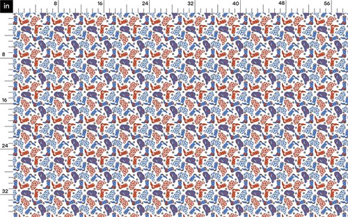 4th of July Patriotic Double Brushed Polyester Fabric Jersey Stretchy Soft Polyester Stretch Fabric