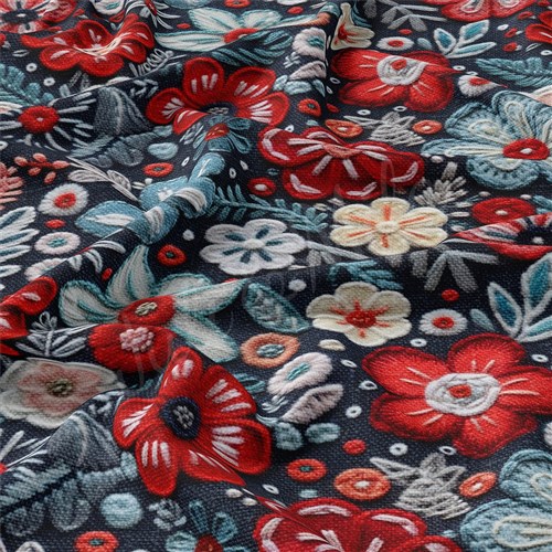 Embroidery Double Brushed Polyester Fabric Jersey Stretchy Soft Polyester Stretch Fabric