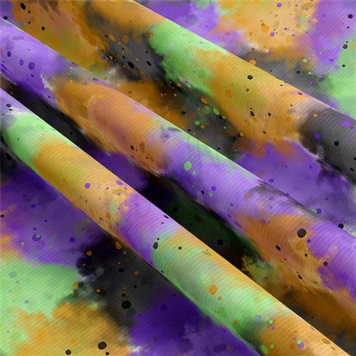 Mardi Gras Rib Knit Fabric, RBK1812 & Get a Free $89.99 Embroidery Bundle