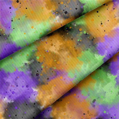 Mardi Gras Rib Knit Fabric, RBK1812 & Get a Free $89.99 Embroidery Bundle