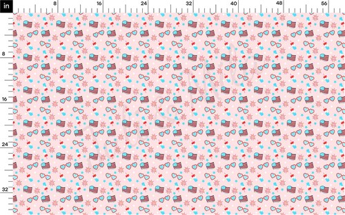 4th of July Patriotic Rib Knit Fabric, RBK1781 & Get a Free $89.99 Embroidery Bundle