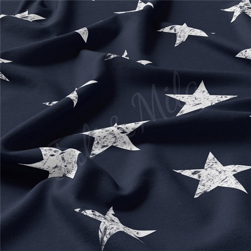 4th of July Patriotic Double Brushed Polyester Fabric Jersey Stretchy Soft Polyester Stretch Fabric