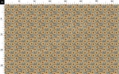 Rib Knit Fabric, RBKsunflowers & Get a Free $89.99 Embroidery Bundle
