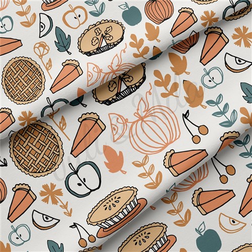 Thanksgiving Double Brushed Polyester Fabric Jersey Stretchy Soft Polyester Stretch Fabric