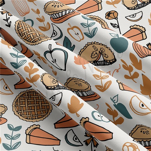 Thanksgiving Double Brushed Polyester Fabric Jersey Stretchy Soft Polyester Stretch Fabric