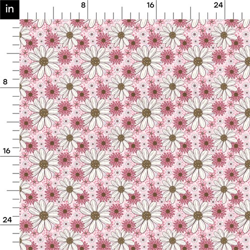 Floral Double Brushed Polyester Fabric Jersey Stretchy Soft Polyester Stretch Fabric