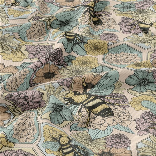 Floral Rib Knit Fabric, RBK1560 & Get a Free $89.99 Embroidery Bundle