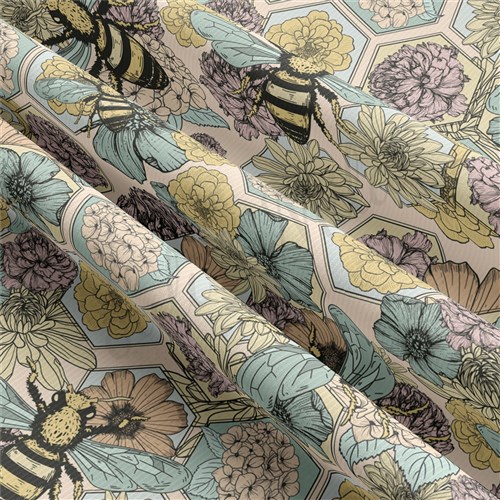 Floral Rib Knit Fabric, RBK1560 & Get a Free $89.99 Embroidery Bundle