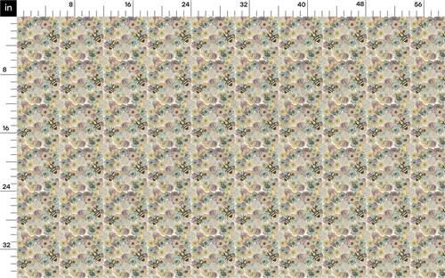 Floral Rib Knit Fabric, RBK1560 & Get a Free $89.99 Embroidery Bundle