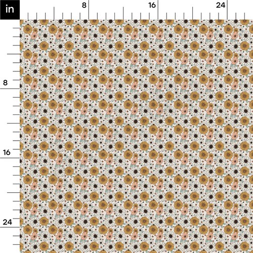 floral Double Brushed Polyester Fabric Jersey Stretchy Soft Polyester Stretch Fabric
