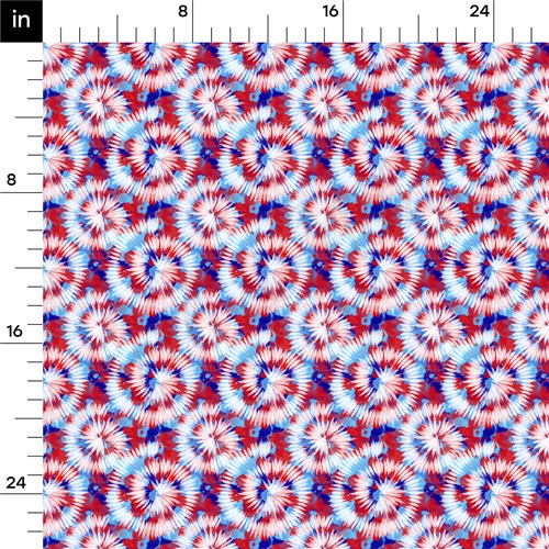 4th of July Patriotic Double Brushed Polyester Fabric Jersey Stretchy Soft Polyester Stretch Fabric