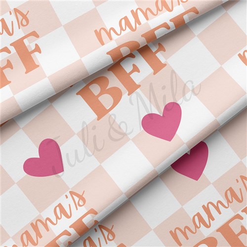 Mama's BFF Double Brushed Polyester Fabric Jersey Stretchy Soft Polyester Stretch Fabric