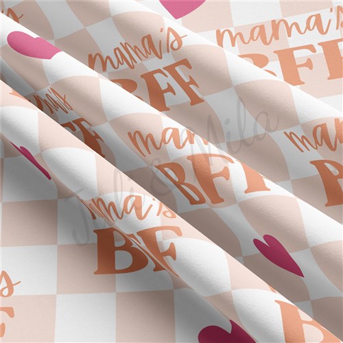 Mama's BFF Double Brushed Polyester Fabric Jersey Stretchy Soft Polyester Stretch Fabric