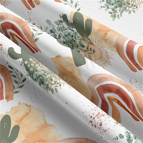 Rainbow Double Brushed Polyester Fabric Jersey Stretchy Soft Polyester Stretch Fabric