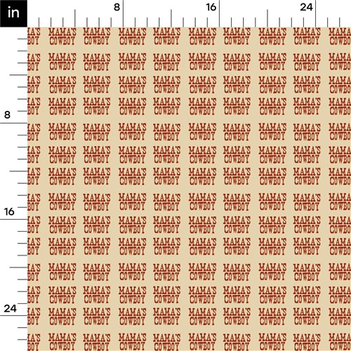 Mama's Cowboy Double Brushed Polyester Fabric Jersey Stretchy Soft Polyester Stretch Fabric