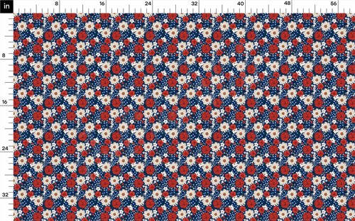 4th of July Patriotic Double Brushed Polyester Fabric Jersey Stretchy Soft Polyester Stretch Fabric