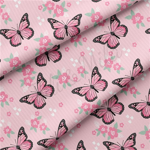 Butterfly Rib Knit Fabric, RBK1489 & Get a Free $89.99 Embroidery Bundle
