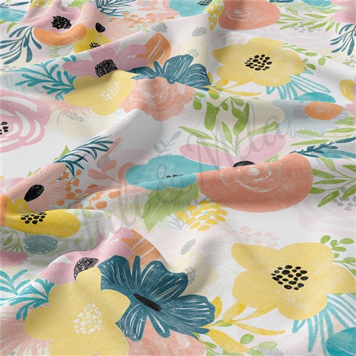 Double Brushed Polyester Fabric Jersey Stretchy Soft Polyester Stretch Fabric