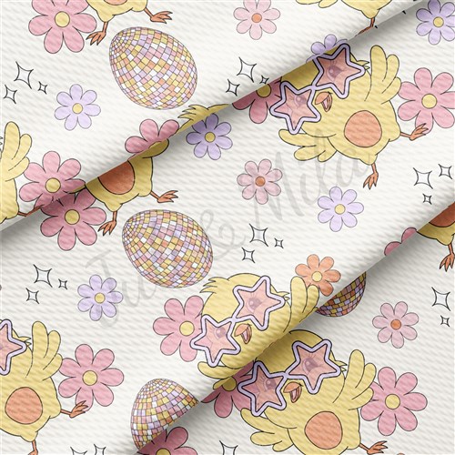 Easter Double Brushed Polyester Fabric Jersey Stretchy Soft Polyester Stretch Fabric