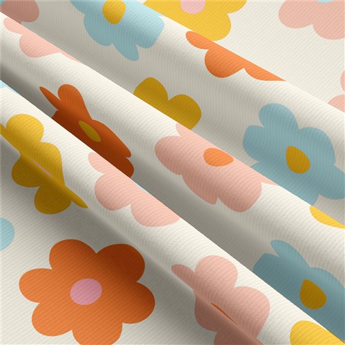 Floral Rib Knit Fabric, RBK1585 & Get a Free $89.99 Embroidery Bundle