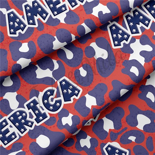 4th of July Patriotic Double Brushed Polyester Fabric Jersey Stretchy Soft Polyester Stretch Fabric