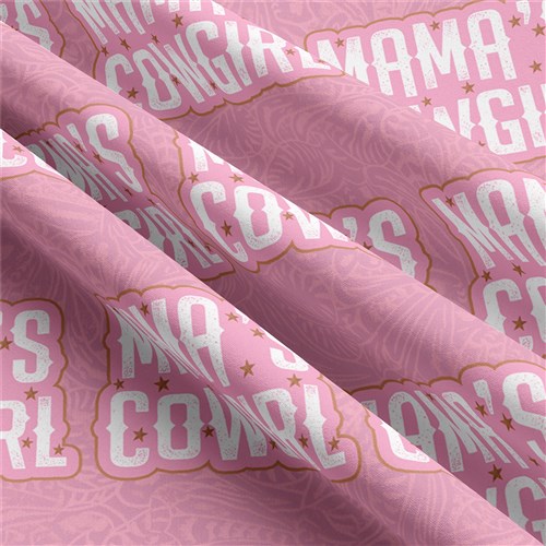 Mama's CowGirl Double Brushed Polyester Fabric Jersey Stretchy Soft Polyester Stretch Fabric