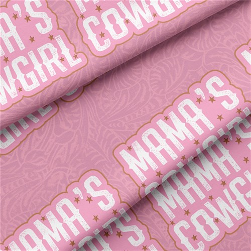 Mama's CowGirl Double Brushed Polyester Fabric Jersey Stretchy Soft Polyester Stretch Fabric