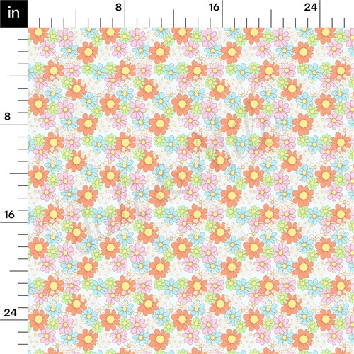 Floral Rib Knit Fabric, RBK1490 & Get a Free $89.99 Embroidery Bundle