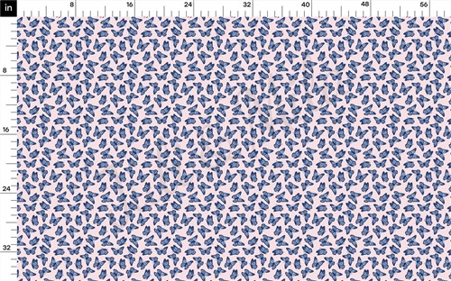 Butterflies Double Brushed Polyester Fabric Jersey Stretchy Soft Polyester Stretch Fabric